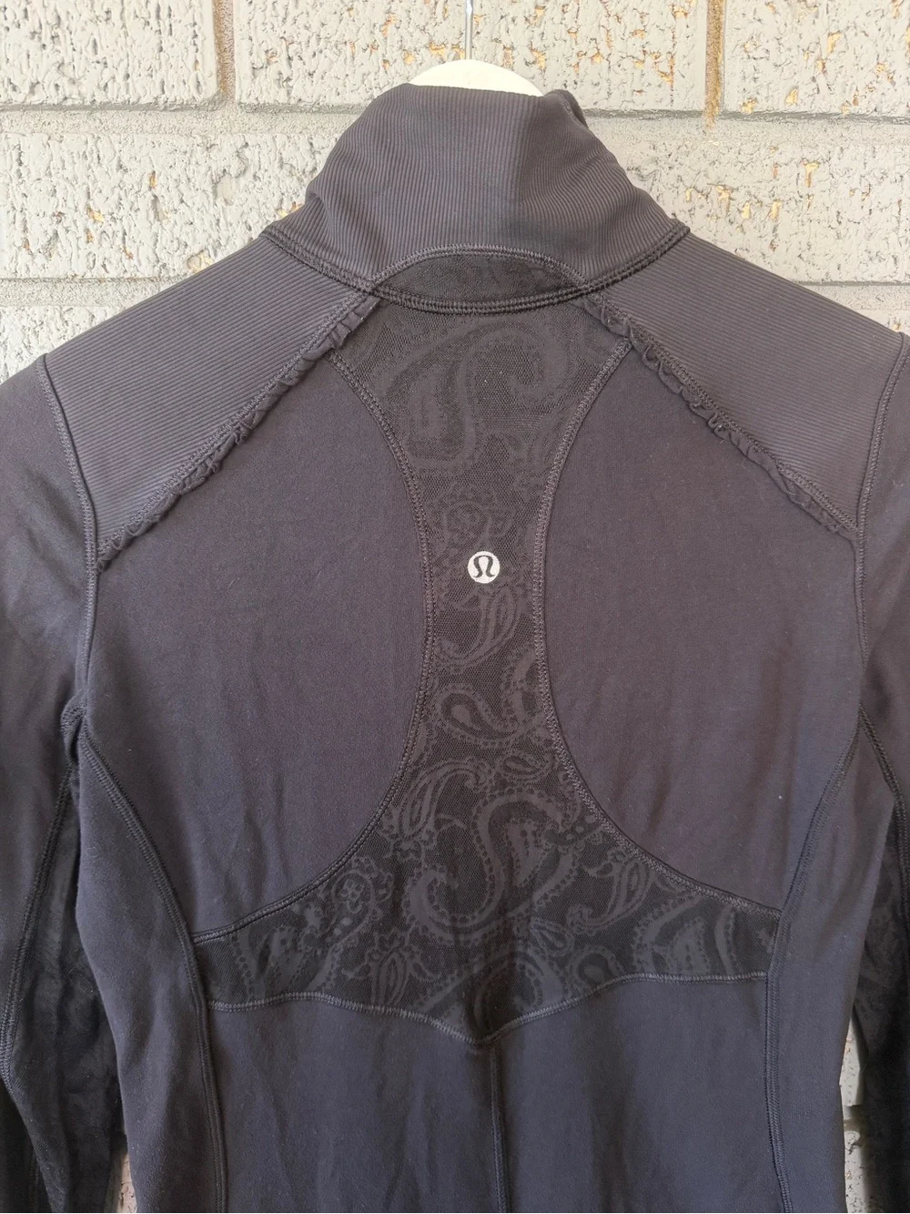 Lululemon Star Runner Long-Sleeve Black Half-Zip Athletic Top